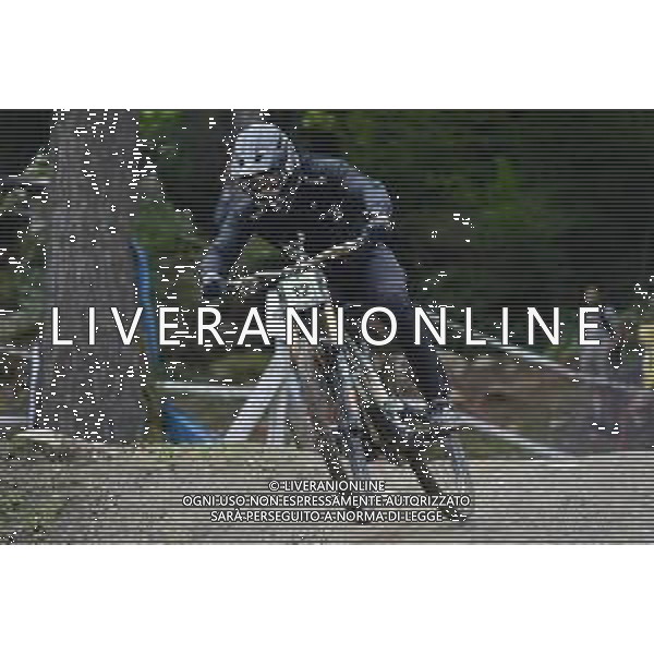 ¬© TVRG Guy Jhonston (Nuova Zelanda) specialita\' Downhill - gara maschile junior UCI MTB World Championships 2021 Campionati del Mondo di Mountain Bike 25-29 agosto 2021 Val di Sole Daolasa di Commezzadura (TN) Centro sportivo BikeLand 29 agosto 2021 foto Roberto Garavaglia/ag. Aldo Liverani sas/AGENZIA ALDO LIVERANI SAS
