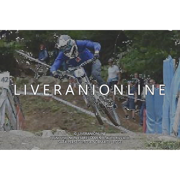 ¬© TVRG Davide Cappello (Italia) specialita\' Downhill - gara maschile junior UCI MTB World Championships 2021 Campionati del Mondo di Mountain Bike 25-29 agosto 2021 Val di Sole Daolasa di Commezzadura (TN) Centro sportivo BikeLand 29 agosto 2021 foto Roberto Garavaglia/ag. Aldo Liverani sas/AGENZIA ALDO LIVERANI SAS