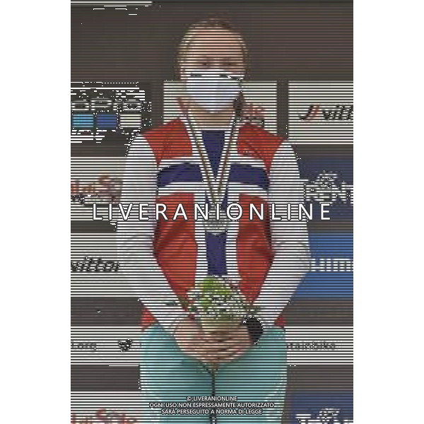 © TVRG Kine Haugom (Norvegia) 2a classificata specialita\' Downhill - gara femminile junior UCI MTB World Championships 2021 Campionati del Mondo di Mountain Bike 25-29 agosto 2021 Val di Sole Daolasa di Commezzadura (TN) Centro sportivo BikeLand 29 agosto 2021 foto Roberto Garavaglia/ag. Aldo Liverani sas/AGENZIA ALDO LIVERANI SAS