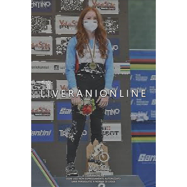¬© TVRG Gracey Hemstreet (Canada) 3a classificata specialita\' Downhill - gara femminile junior UCI MTB World Championships 2021 Campionati del Mondo di Mountain Bike 25-29 agosto 2021 Val di Sole Daolasa di Commezzadura (TN) Centro sportivo BikeLand 29 agosto 2021 foto Roberto Garavaglia/ag. Aldo Liverani sas/AGENZIA ALDO LIVERANI SAS
