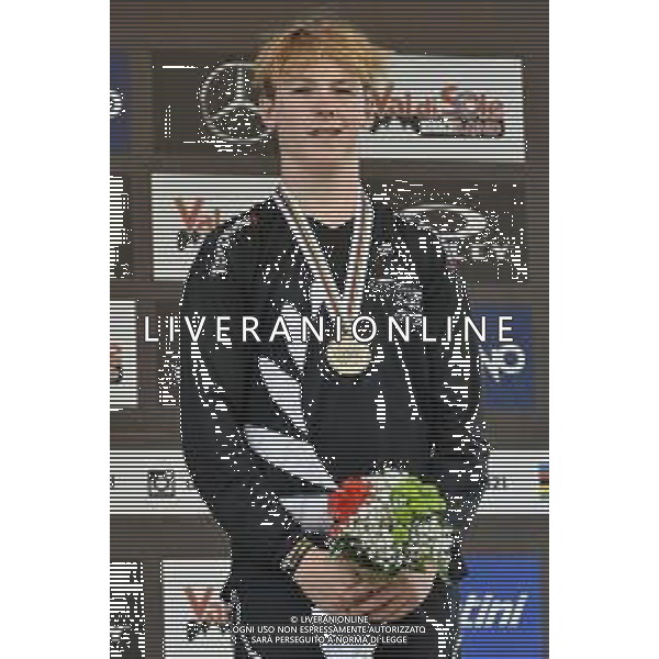 ¬© TVRG Lachlan Stevens-McNab (Nuova Zelanda) 3o classificato specialita\' Downhill - gara maschile junior UCI MTB World Championships 2021 Campionati del Mondo di Mountain Bike 25-29 agosto 2021 Val di Sole Daolasa di Commezzadura (TN) Centro sportivo BikeLand 29 agosto 2021 foto Roberto Garavaglia/ag. Aldo Liverani sas/AGENZIA ALDO LIVERANI SAS