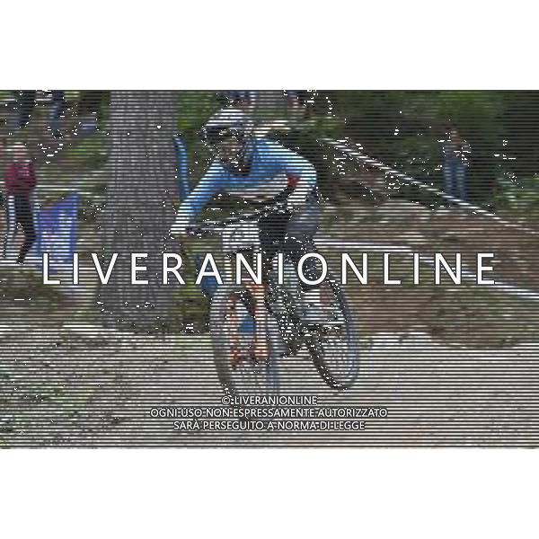 ¬© TVRG Rachel Pageau (Canada) specialita\' Downhill - gara femminile elite UCI MTB World Championships 2021 Campionati del Mondo di Mountain Bike 25-29 agosto 2021 Val di Sole Daolasa di Commezzadura (TN) Centro sportivo BikeLand 29 agosto 2021 foto Roberto Garavaglia/ag. Aldo Liverani sas/AGENZIA ALDO LIVERANI SAS