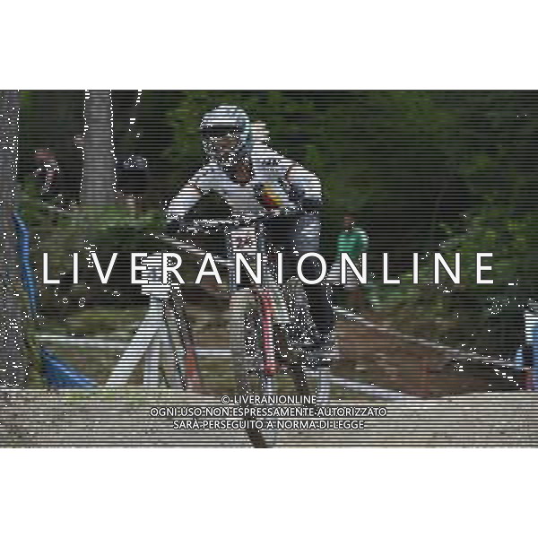 ¬© TVRG Justine Welzel (Germania) specialita\' Downhill - gara femminile elite UCI MTB World Championships 2021 Campionati del Mondo di Mountain Bike 25-29 agosto 2021 Val di Sole Daolasa di Commezzadura (TN) Centro sportivo BikeLand 29 agosto 2021 foto Roberto Garavaglia/ag. Aldo Liverani sas/AGENZIA ALDO LIVERANI SAS