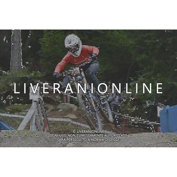 ¬© TVRG Marlena Neissl (Austria) specialita\' Downhill - gara femminile elite UCI MTB World Championships 2021 Campionati del Mondo di Mountain Bike 25-29 agosto 2021 Val di Sole Daolasa di Commezzadura (TN) Centro sportivo BikeLand 29 agosto 2021 foto Roberto Garavaglia/ag. Aldo Liverani sas/AGENZIA ALDO LIVERANI SAS