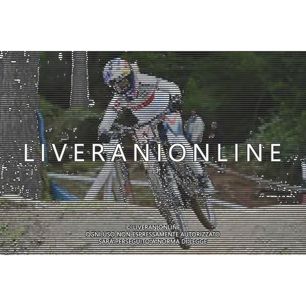 ¬© TVRG Tahnee Seagrave (Gran Bretagna) specialita\' Downhill - gara femminile elite UCI MTB World Championships 2021 Campionati del Mondo di Mountain Bike 25-29 agosto 2021 Val di Sole Daolasa di Commezzadura (TN) Centro sportivo BikeLand 29 agosto 2021 foto Roberto Garavaglia/ag. Aldo Liverani sas/AGENZIA ALDO LIVERANI SAS