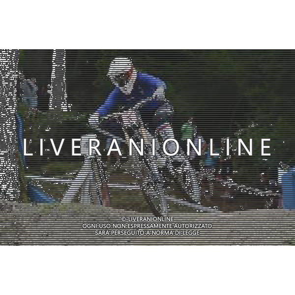 ¬© TVRG Eleonora Farina (Italia) specialita\' Downhill - gara femminile elite UCI MTB World Championships 2021 Campionati del Mondo di Mountain Bike 25-29 agosto 2021 Val di Sole Daolasa di Commezzadura (TN) Centro sportivo BikeLand 29 agosto 2021 foto Roberto Garavaglia/ag. Aldo Liverani sas/AGENZIA ALDO LIVERANI SAS