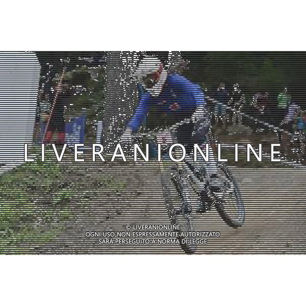 © TVRG Eleonora Farina (Italia) specialita\' Downhill - gara femminile elite UCI MTB World Championships 2021 Campionati del Mondo di Mountain Bike 25-29 agosto 2021 Val di Sole Daolasa di Commezzadura (TN) Centro sportivo BikeLand 29 agosto 2021 foto Roberto Garavaglia/ag. Aldo Liverani sas/AGENZIA ALDO LIVERANI SAS