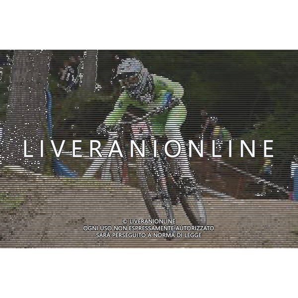 ¬© TVRG Monika Hrastnik (Slovenia) specialita\' Downhill - gara femminile elite UCI MTB World Championships 2021 Campionati del Mondo di Mountain Bike 25-29 agosto 2021 Val di Sole Daolasa di Commezzadura (TN) Centro sportivo BikeLand 29 agosto 2021 foto Roberto Garavaglia/ag. Aldo Liverani sas/AGENZIA ALDO LIVERANI SAS