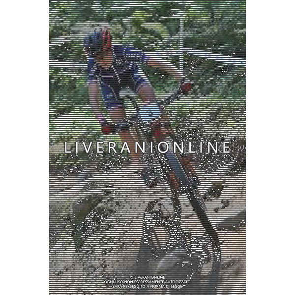 © TVRG Olivia Onesti (Francia) specialita\' Cross Country - gara femminile juniores UCI MTB World Championships 2021 Campionati del Mondo di Mountain Bike 25-29 agosto 2021 Val di Sole Daolasa di Commezzadura (TN) Centro sportivo BikeLand 26 agosto 2021 foto Roberto Garavaglia/ag. Aldo Liverani sas/AGENZIA ALDO LIVERANI SAS