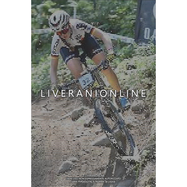 © TVRG Antonia Weeger (Germania) specialita\' Cross Country - gara femminile juniores UCI MTB World Championships 2021 Campionati del Mondo di Mountain Bike 25-29 agosto 2021 Val di Sole Daolasa di Commezzadura (TN) Centro sportivo BikeLand 26 agosto 2021 foto Roberto Garavaglia/ag. Aldo Liverani sas/AGENZIA ALDO LIVERANI SAS