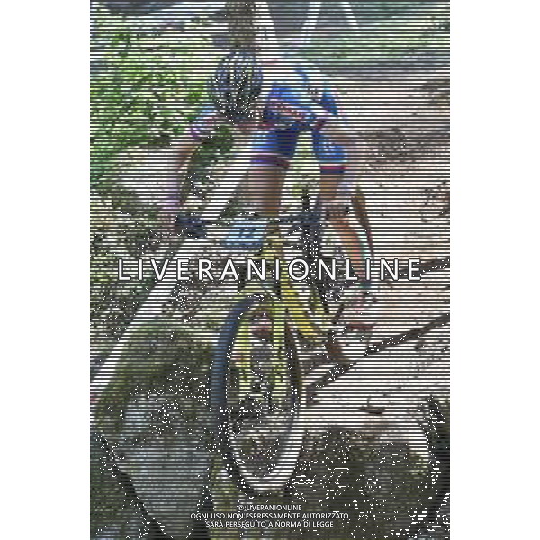 © TVRG Karolina Bedrnikova (Repubblica Ceca) specialita\' Cross Country - gara femminile juniores UCI MTB World Championships 2021 Campionati del Mondo di Mountain Bike 25-29 agosto 2021 Val di Sole Daolasa di Commezzadura (TN) Centro sportivo BikeLand 26 agosto 2021 foto Roberto Garavaglia/ag. Aldo Liverani sas/AGENZIA ALDO LIVERANI SAS