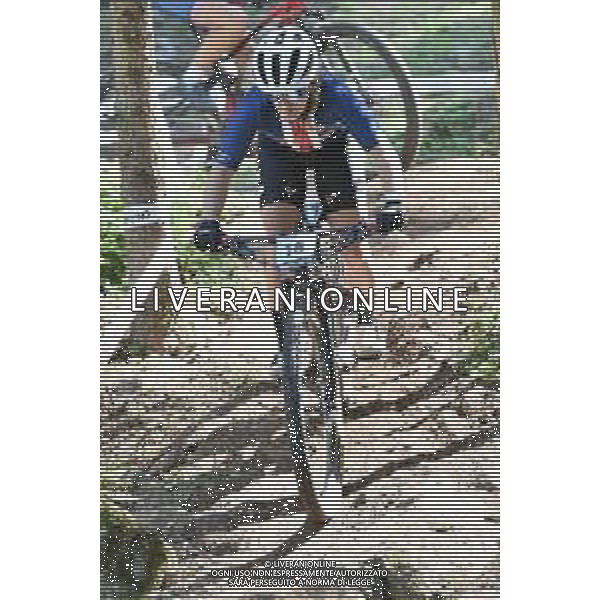 © TVRG Tai Lee Smith (Stati Uniti) specialita\' Cross Country - gara femminile juniores UCI MTB World Championships 2021 Campionati del Mondo di Mountain Bike 25-29 agosto 2021 Val di Sole Daolasa di Commezzadura (TN) Centro sportivo BikeLand 26 agosto 2021 foto Roberto Garavaglia/ag. Aldo Liverani sas/AGENZIA ALDO LIVERANI SAS