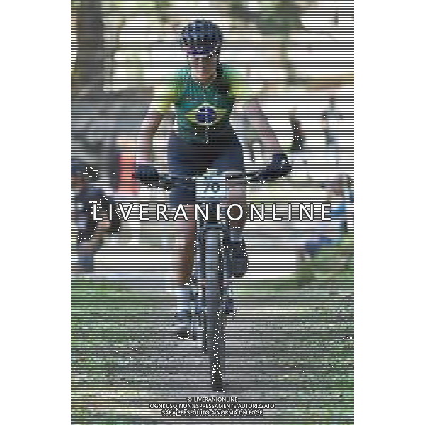 © TVRG Luiza Cocuzzi (Brasile) specialita\' Cross Country - gara femminile juniores UCI MTB World Championships 2021 Campionati del Mondo di Mountain Bike 25-29 agosto 2021 Val di Sole Daolasa di Commezzadura (TN) Centro sportivo BikeLand 26 agosto 2021 foto Roberto Garavaglia/ag. Aldo Liverani sas/AGENZIA ALDO LIVERANI SAS