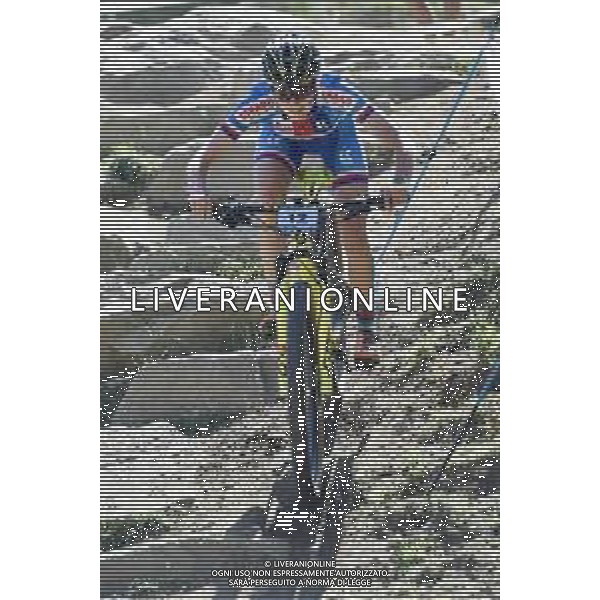 © TVRG Karolina Bedrnikova (Repubblica Ceca) specialita\' Cross Country - gara femminile juniores UCI MTB World Championships 2021 Campionati del Mondo di Mountain Bike 25-29 agosto 2021 Val di Sole Daolasa di Commezzadura (TN) Centro sportivo BikeLand 26 agosto 2021 foto Roberto Garavaglia/ag. Aldo Liverani sas/AGENZIA ALDO LIVERANI SAS