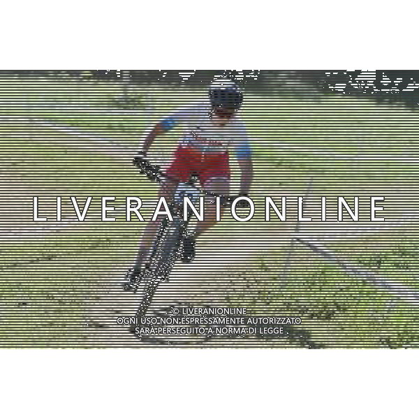 © TVRG Arina Kuzmina (Russia) specialita\' Cross Country - gara femminile juniores UCI MTB World Championships 2021 Campionati del Mondo di Mountain Bike 25-29 agosto 2021 Val di Sole Daolasa di Commezzadura (TN) Centro sportivo BikeLand 26 agosto 2021 foto Roberto Garavaglia/ag. Aldo Liverani sas/AGENZIA ALDO LIVERANI SAS