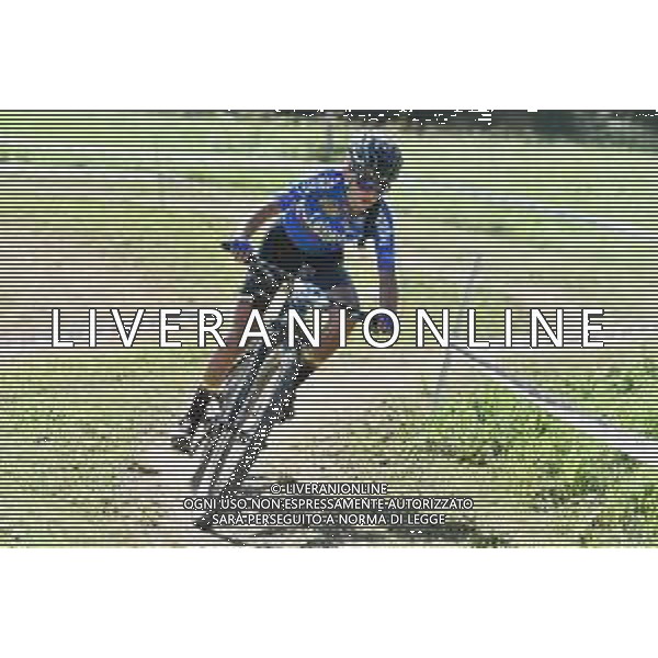 © TVRG Zharick Madariaga Gonzalez (Colombia) specialita\' Cross Country - gara femminile juniores UCI MTB World Championships 2021 Campionati del Mondo di Mountain Bike 25-29 agosto 2021 Val di Sole Daolasa di Commezzadura (TN) Centro sportivo BikeLand 26 agosto 2021 foto Roberto Garavaglia/ag. Aldo Liverani sas/AGENZIA ALDO LIVERANI SAS