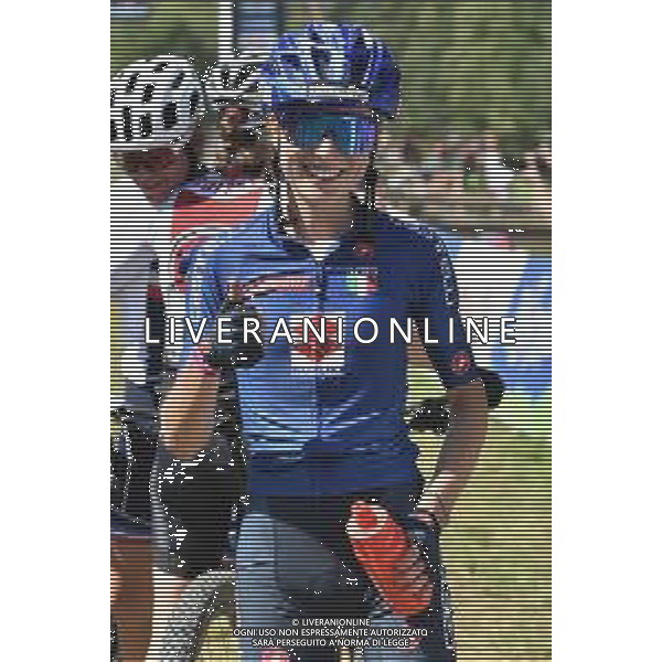 © TVRG Sara Cortinovis (Italia) specialita\' Cross Country - gara femminile juniores UCI MTB World Championships 2021 Campionati del Mondo di Mountain Bike 25-29 agosto 2021 Val di Sole Daolasa di Commezzadura (TN) Centro sportivo BikeLand 26 agosto 2021 foto Roberto Garavaglia/ag. Aldo Liverani sas/AGENZIA ALDO LIVERANI SAS