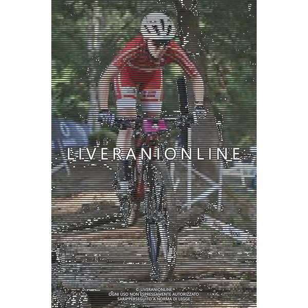 © TVRG Caroline Bohe (Svizzera) specialita\' Cross Country - gara femminile under 23 UCI MTB World Championships 2021 Campionati del Mondo di Mountain Bike 25-29 agosto 2021 Val di Sole Daolasa di Commezzadura (TN) Centro sportivo BikeLand 28 agosto 2021 foto Roberto Garavaglia/ag. Aldo Liverani sas/AGENZIA ALDO LIVERANI SAS