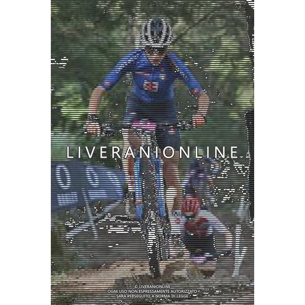 © TVRG Giada Specia (Italia) specialita\' Cross Country - gara femminile under 23 UCI MTB World Championships 2021 Campionati del Mondo di Mountain Bike 25-29 agosto 2021 Val di Sole Daolasa di Commezzadura (TN) Centro sportivo BikeLand 28 agosto 2021 foto Roberto Garavaglia/ag. Aldo Liverani sas/AGENZIA ALDO LIVERANI SAS