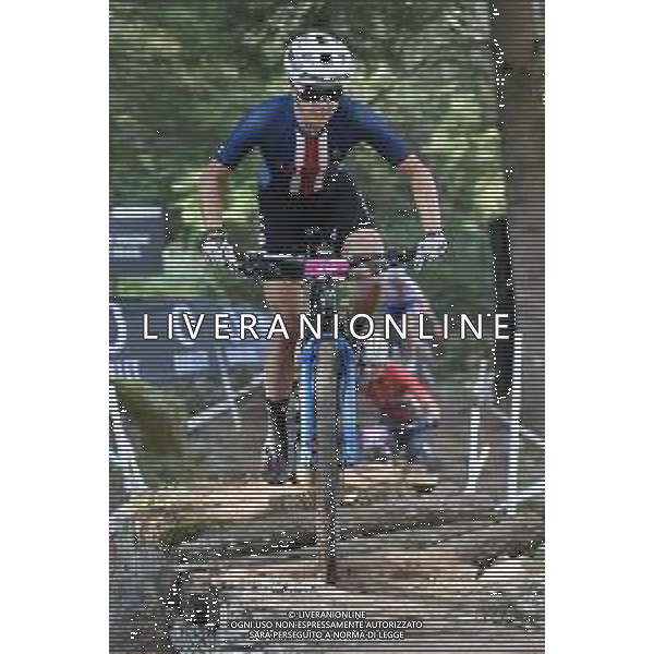 © TVRG Gwendalyn Gibson (Stati Uniti) specialita\' Cross Country - gara femminile under 23 UCI MTB World Championships 2021 Campionati del Mondo di Mountain Bike 25-29 agosto 2021 Val di Sole Daolasa di Commezzadura (TN) Centro sportivo BikeLand 28 agosto 2021 foto Roberto Garavaglia/ag. Aldo Liverani sas/AGENZIA ALDO LIVERANI SAS