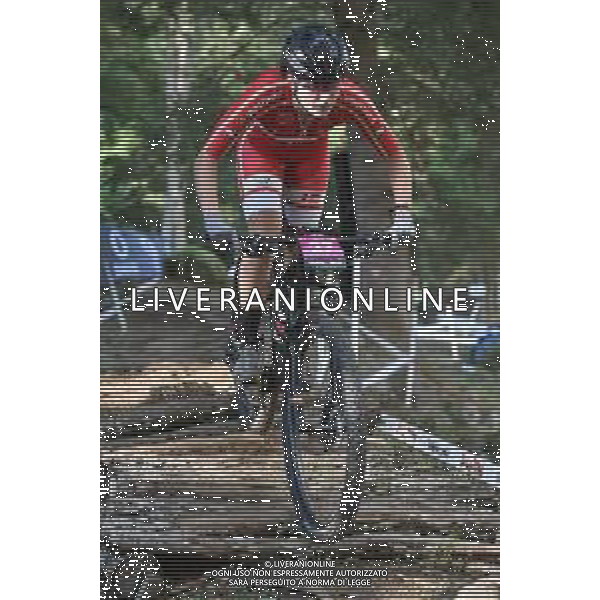 © TVRG Sofie Pedersen (Danimarca) specialita\' Cross Country - gara femminile under 23 UCI MTB World Championships 2021 Campionati del Mondo di Mountain Bike 25-29 agosto 2021 Val di Sole Daolasa di Commezzadura (TN) Centro sportivo BikeLand 28 agosto 2021 foto Roberto Garavaglia/ag. Aldo Liverani sas/AGENZIA ALDO LIVERANI SAS