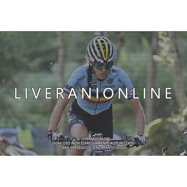 © TVRG Emeline Detilleux (Belgio) specialita\' Cross Country - gara femminile under 23 UCI MTB World Championships 2021 Campionati del Mondo di Mountain Bike 25-29 agosto 2021 Val di Sole Daolasa di Commezzadura (TN) Centro sportivo BikeLand 28 agosto 2021 foto Roberto Garavaglia/ag. Aldo Liverani sas/AGENZIA ALDO LIVERANI SAS