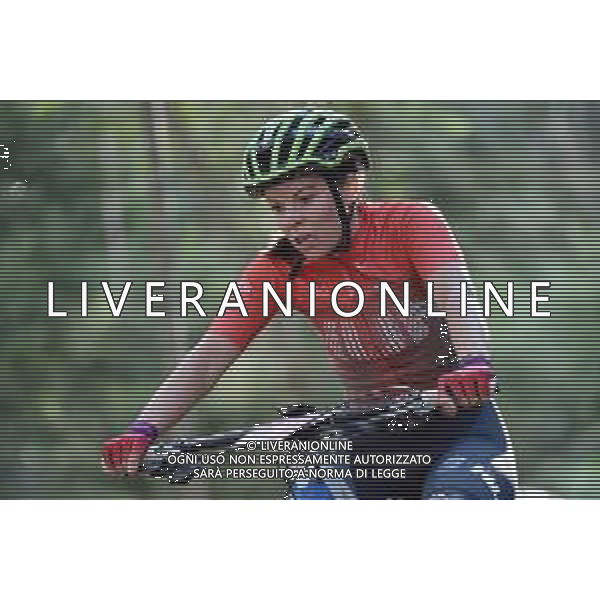 © TVRG Regina Schmidel (Ungheria) specialita\' Cross Country - gara femminile under 23 UCI MTB World Championships 2021 Campionati del Mondo di Mountain Bike 25-29 agosto 2021 Val di Sole Daolasa di Commezzadura (TN) Centro sportivo BikeLand 28 agosto 2021 foto Roberto Garavaglia/ag. Aldo Liverani sas/AGENZIA ALDO LIVERANI SAS