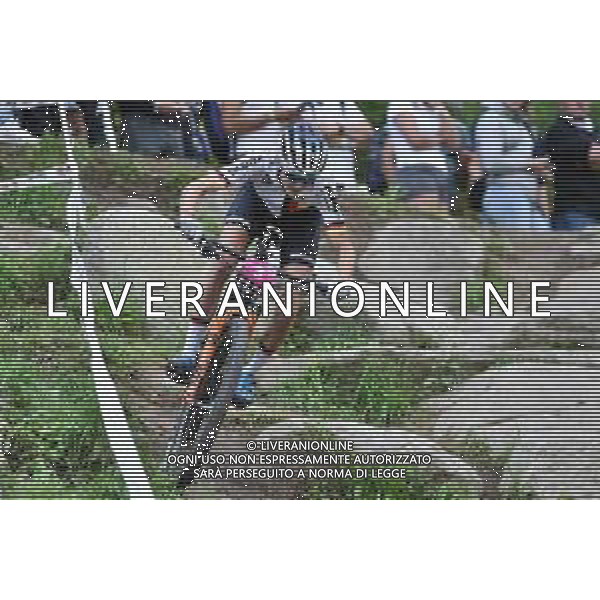 © TVRG Ronja Eibl (Germania) specialita\' Cross Country - gara femminile under 23 UCI MTB World Championships 2021 Campionati del Mondo di Mountain Bike 25-29 agosto 2021 Val di Sole Daolasa di Commezzadura (TN) Centro sportivo BikeLand 28 agosto 2021 foto Roberto Garavaglia/ag. Aldo Liverani sas/AGENZIA ALDO LIVERANI SAS