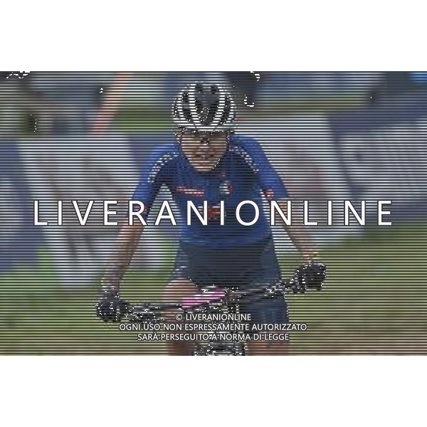 © TVRG Marika Tovo (Italia) specialita\' Cross Country - gara femminile under 23 UCI MTB World Championships 2021 Campionati del Mondo di Mountain Bike 25-29 agosto 2021 Val di Sole Daolasa di Commezzadura (TN) Centro sportivo BikeLand 28 agosto 2021 foto Roberto Garavaglia/ag. Aldo Liverani sas/AGENZIA ALDO LIVERANI SAS