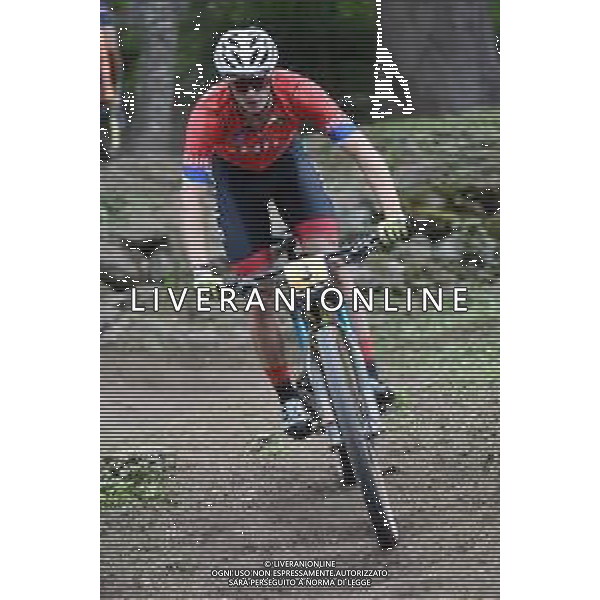 © TVRG Martin Vidaurre Kossmann (Cile) specialita\' Cross Country - gara maschile under 23 UCI MTB World Championships 2021 Campionati del Mondo di Mountain Bike 25-29 agosto 2021 Val di Sole Daolasa di Commezzadura (TN) Centro sportivo BikeLand 28 agosto 2021 foto Roberto Garavaglia/ag. Aldo Liverani sas/AGENZIA ALDO LIVERANI SAS