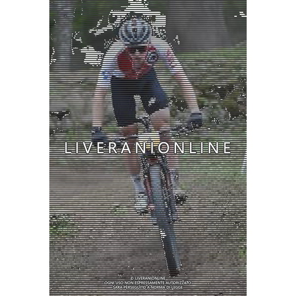 © TVRG Joel Roth (Svizzera) specialita\' Cross Country - gara maschile under 23 UCI MTB World Championships 2021 Campionati del Mondo di Mountain Bike 25-29 agosto 2021 Val di Sole Daolasa di Commezzadura (TN) Centro sportivo BikeLand 28 agosto 2021 foto Roberto Garavaglia/ag. Aldo Liverani sas/AGENZIA ALDO LIVERANI SAS
