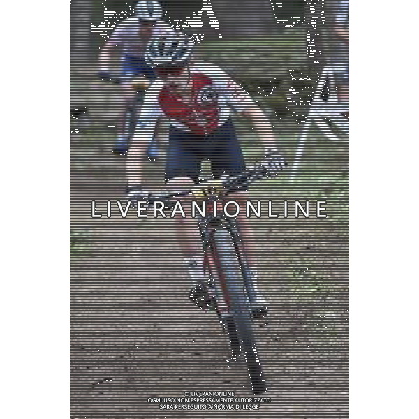 © TVRG Luca Schaetti (Svizzera) specialita\' Cross Country - gara maschile under 23 UCI MTB World Championships 2021 Campionati del Mondo di Mountain Bike 25-29 agosto 2021 Val di Sole Daolasa di Commezzadura (TN) Centro sportivo BikeLand 28 agosto 2021 foto Roberto Garavaglia/ag. Aldo Liverani sas/AGENZIA ALDO LIVERANI SAS