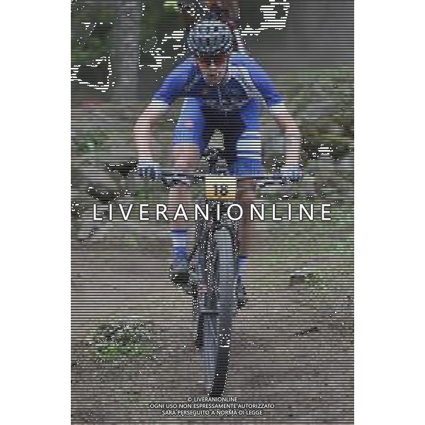 © TVRG Gil-Li Gonen (Israele) specialita\' Cross Country - gara maschile under 23 UCI MTB World Championships 2021 Campionati del Mondo di Mountain Bike 25-29 agosto 2021 Val di Sole Daolasa di Commezzadura (TN) Centro sportivo BikeLand 28 agosto 2021 foto Roberto Garavaglia/ag. Aldo Liverani sas/AGENZIA ALDO LIVERANI SAS