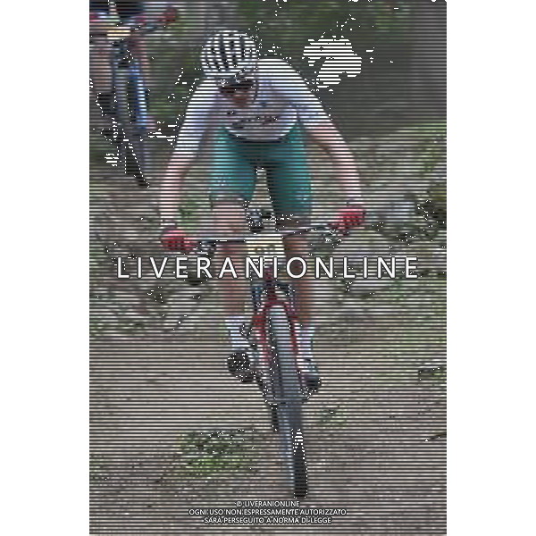 © TVRG Jose Cabrera Gonzalez (Messico) specialita\' Cross Country - gara maschile under 23 UCI MTB World Championships 2021 Campionati del Mondo di Mountain Bike 25-29 agosto 2021 Val di Sole Daolasa di Commezzadura (TN) Centro sportivo BikeLand 28 agosto 2021 foto Roberto Garavaglia/ag. Aldo Liverani sas/AGENZIA ALDO LIVERANI SAS