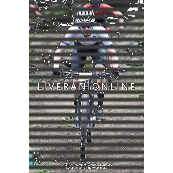 © TVRG Jakub Jencus (Slovacchia) specialita\' Cross Country - gara maschile under 23 UCI MTB World Championships 2021 Campionati del Mondo di Mountain Bike 25-29 agosto 2021 Val di Sole Daolasa di Commezzadura (TN) Centro sportivo BikeLand 28 agosto 2021 foto Roberto Garavaglia/ag. Aldo Liverani sas/AGENZIA ALDO LIVERANI SAS