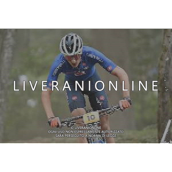 © TVRG Juri Zanotti (Italia) specialita\' Cross Country - gara maschile under 23 UCI MTB World Championships 2021 Campionati del Mondo di Mountain Bike 25-29 agosto 2021 Val di Sole Daolasa di Commezzadura (TN) Centro sportivo BikeLand 28 agosto 2021 foto Roberto Garavaglia/ag. Aldo Liverani sas/AGENZIA ALDO LIVERANI SAS