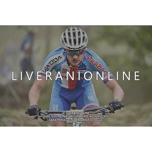 © TVRG Samuel Jirous (Repubblica Ceca) specialita\' Cross Country - gara maschile under 23 UCI MTB World Championships 2021 Campionati del Mondo di Mountain Bike 25-29 agosto 2021 Val di Sole Daolasa di Commezzadura (TN) Centro sportivo BikeLand 28 agosto 2021 foto Roberto Garavaglia/ag. Aldo Liverani sas/AGENZIA ALDO LIVERANI SAS