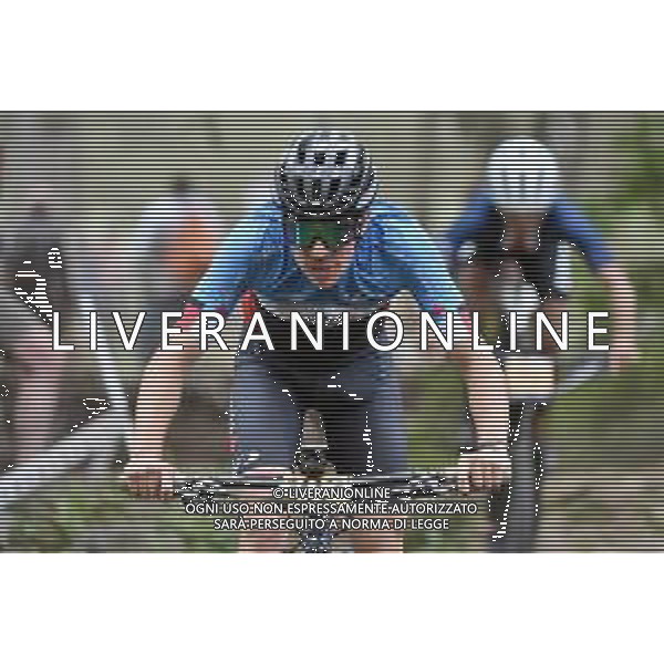 © TVRG Xavier Roy (Canada) specialita\' Cross Country - gara maschile under 23 UCI MTB World Championships 2021 Campionati del Mondo di Mountain Bike 25-29 agosto 2021 Val di Sole Daolasa di Commezzadura (TN) Centro sportivo BikeLand 28 agosto 2021 foto Roberto Garavaglia/ag. Aldo Liverani sas/AGENZIA ALDO LIVERANI SAS