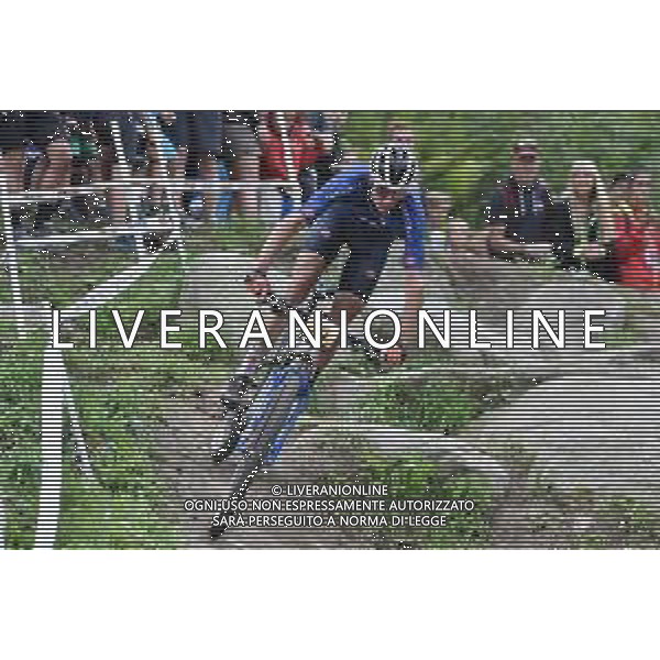 © TVRG Juri Zanotti (Italia) specialita\' Cross Country - gara maschile under 23 UCI MTB World Championships 2021 Campionati del Mondo di Mountain Bike 25-29 agosto 2021 Val di Sole Daolasa di Commezzadura (TN) Centro sportivo BikeLand 28 agosto 2021 foto Roberto Garavaglia/ag. Aldo Liverani sas/AGENZIA ALDO LIVERANI SAS