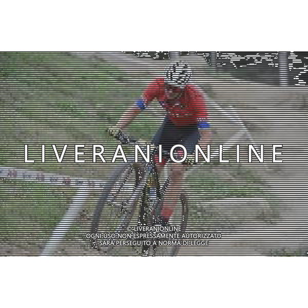 © TVRG Martin Vidaurre Kossmann (Cile) specialita\' Cross Country - gara maschile under 23 UCI MTB World Championships 2021 Campionati del Mondo di Mountain Bike 25-29 agosto 2021 Val di Sole Daolasa di Commezzadura (TN) Centro sportivo BikeLand 28 agosto 2021 foto Roberto Garavaglia/ag. Aldo Liverani sas/AGENZIA ALDO LIVERANI SAS