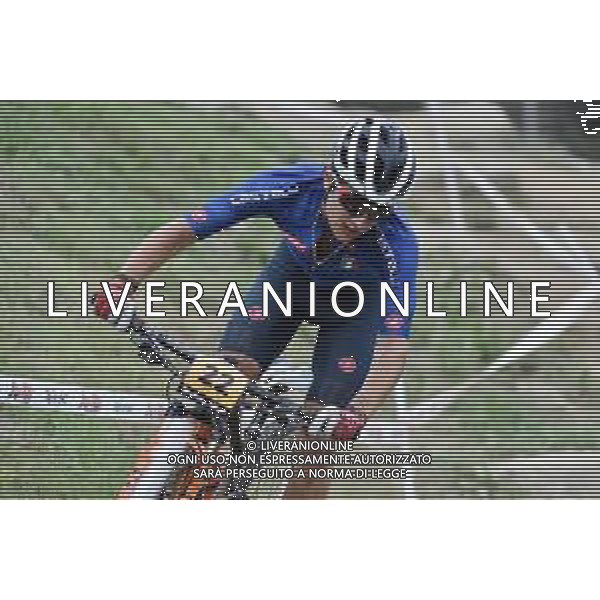 © TVRG Filippo Fontana (Italia) specialita\' Cross Country - gara maschile under 23 UCI MTB World Championships 2021 Campionati del Mondo di Mountain Bike 25-29 agosto 2021 Val di Sole Daolasa di Commezzadura (TN) Centro sportivo BikeLand 28 agosto 2021 foto Roberto Garavaglia/ag. Aldo Liverani sas/AGENZIA ALDO LIVERANI SAS