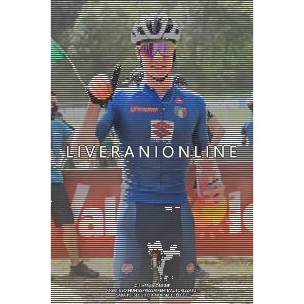 © TVRG Juri Zanotti (Italia) 2o classificato specialita\' Cross Country - gara maschile under 23 UCI MTB World Championships 2021 Campionati del Mondo di Mountain Bike 25-29 agosto 2021 Val di Sole Daolasa di Commezzadura (TN) Centro sportivo BikeLand 28 agosto 2021 foto Roberto Garavaglia/ag. Aldo Liverani sas/AGENZIA ALDO LIVERANI SAS
