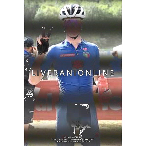 © TVRG Juri Zanotti (Italia) 2o classificato specialita\' Cross Country - gara maschile under 23 UCI MTB World Championships 2021 Campionati del Mondo di Mountain Bike 25-29 agosto 2021 Val di Sole Daolasa di Commezzadura (TN) Centro sportivo BikeLand 28 agosto 2021 foto Roberto Garavaglia/ag. Aldo Liverani sas/AGENZIA ALDO LIVERANI SAS