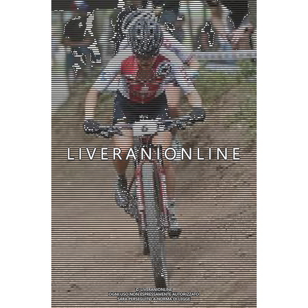 © TVRG Sina Frei (Svizzera) specialita\' Cross Country - gara femminile elite UCI MTB World Championships 2021 Campionati del Mondo di Mountain Bike 25-29 agosto 2021 Val di Sole Daolasa di Commezzadura (TN) Centro sportivo BikeLand 28 agosto 2021 foto Roberto Garavaglia/ag. Aldo Liverani sas/AGENZIA ALDO LIVERANI SAS