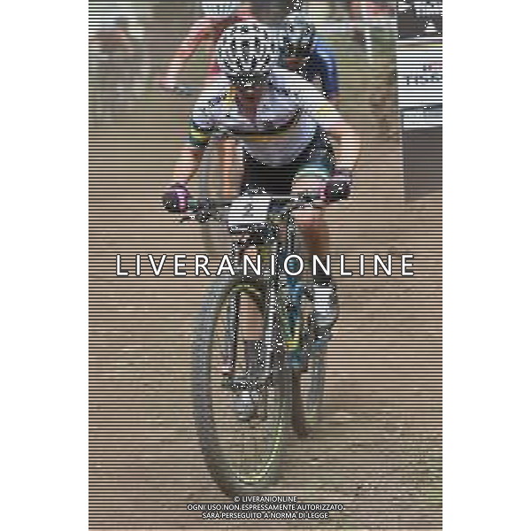 © TVRG Rebecca McConnell (Australia) specialita\' Cross Country - gara femminile elite UCI MTB World Championships 2021 Campionati del Mondo di Mountain Bike 25-29 agosto 2021 Val di Sole Daolasa di Commezzadura (TN) Centro sportivo BikeLand 28 agosto 2021 foto Roberto Garavaglia/ag. Aldo Liverani sas/AGENZIA ALDO LIVERANI SAS