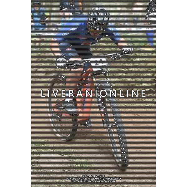 © TVRG Martina Berta (Italia) specialita\' Cross Country - gara femminile elite UCI MTB World Championships 2021 Campionati del Mondo di Mountain Bike 25-29 agosto 2021 Val di Sole Daolasa di Commezzadura (TN) Centro sportivo BikeLand 28 agosto 2021 foto Roberto Garavaglia/ag. Aldo Liverani sas/AGENZIA ALDO LIVERANI SAS
