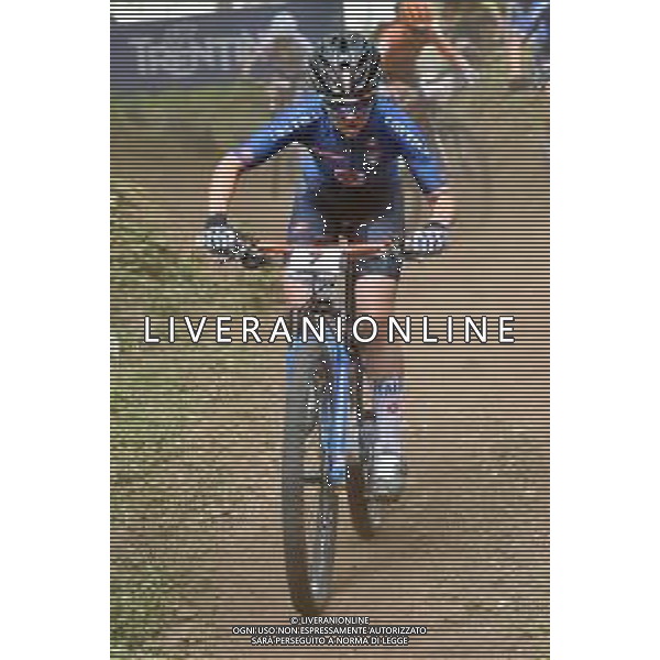 © TVRG Eva Lechner (Italia) specialita\' Cross Country - gara femminile elite UCI MTB World Championships 2021 Campionati del Mondo di Mountain Bike 25-29 agosto 2021 Val di Sole Daolasa di Commezzadura (TN) Centro sportivo BikeLand 28 agosto 2021 foto Roberto Garavaglia/ag. Aldo Liverani sas/AGENZIA ALDO LIVERANI SAS