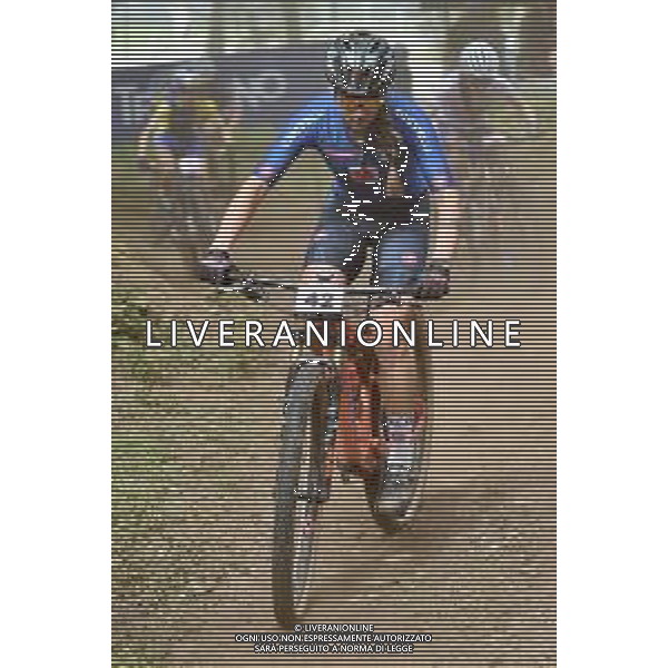 © TVRG Greta Seiwald (Italia) specialita\' Cross Country - gara femminile elite UCI MTB World Championships 2021 Campionati del Mondo di Mountain Bike 25-29 agosto 2021 Val di Sole Daolasa di Commezzadura (TN) Centro sportivo BikeLand 28 agosto 2021 foto Roberto Garavaglia/ag. Aldo Liverani sas/AGENZIA ALDO LIVERANI SAS