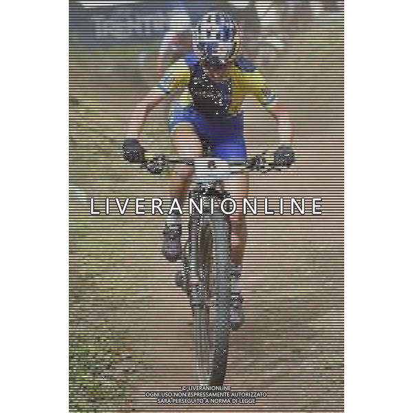 © TVRG Yana Belomoina (Ucraina) specialita\' Cross Country - gara femminile elite UCI MTB World Championships 2021 Campionati del Mondo di Mountain Bike 25-29 agosto 2021 Val di Sole Daolasa di Commezzadura (TN) Centro sportivo BikeLand 28 agosto 2021 foto Roberto Garavaglia/ag. Aldo Liverani sas/AGENZIA ALDO LIVERANI SAS