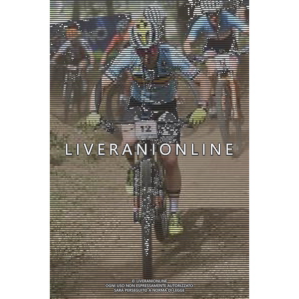 © TVRG Githa Michiels (Belgio) specialita\' Cross Country - gara femminile elite UCI MTB World Championships 2021 Campionati del Mondo di Mountain Bike 25-29 agosto 2021 Val di Sole Daolasa di Commezzadura (TN) Centro sportivo BikeLand 28 agosto 2021 foto Roberto Garavaglia/ag. Aldo Liverani sas/AGENZIA ALDO LIVERANI SAS